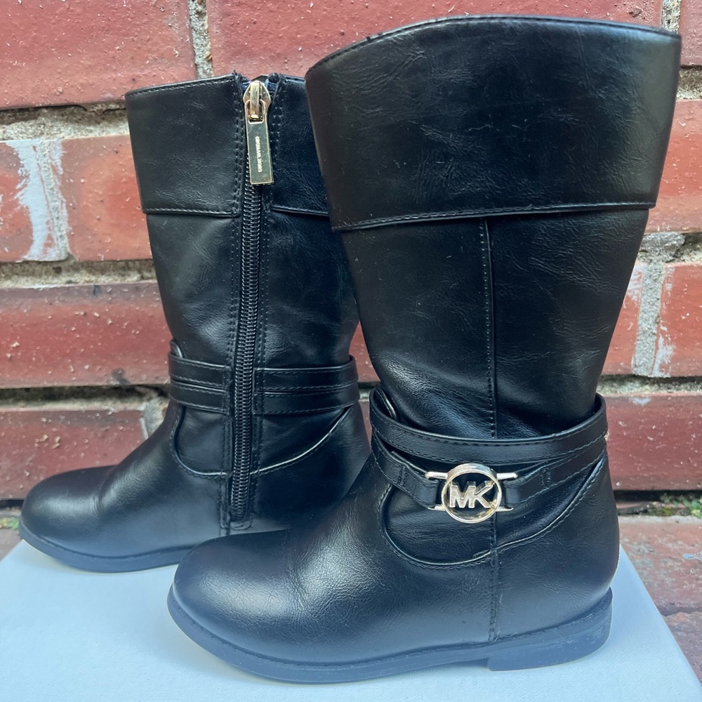 Michael Kors Black Riding Boots